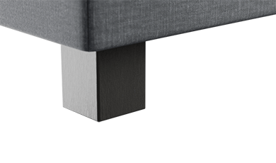 Füße: Industrial – Massivholz Schwarz