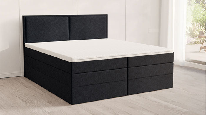 Boxspringbett 180 x 200 Schwarz