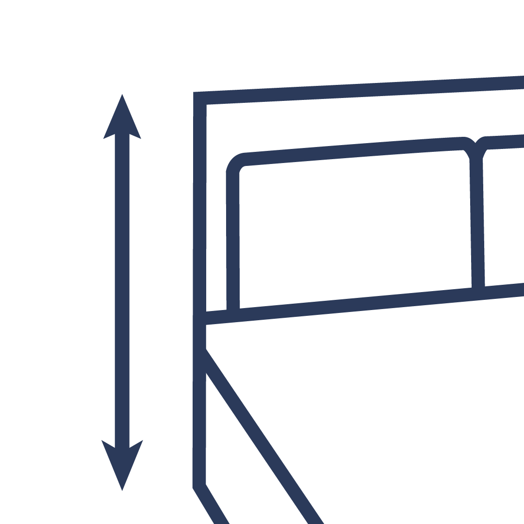 Kopfteil Höhe: 140 cm