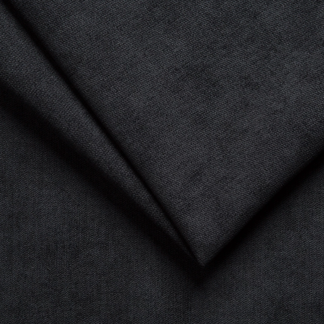 Feiner Stoff / Schwarz